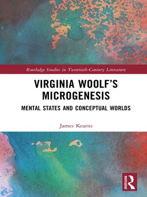 cover image of Virginia Woolf's Microgenesis